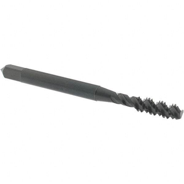 OSG 1413301 Spiral Flute Tap #10-24, UNC, 3 Flute, Bottoming Chamfer, 2B/3B Class of Fit, High-Speed Steel, Oxide Finish