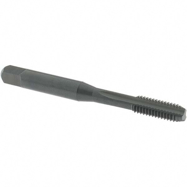 OSG 1608207 Straight Flute Tap M6x1 Metric Coarse, 3 Flute, Bottoming Chamfer, 6H Class of Fit, High-Speed Steel, Nitride & Oxide Finish