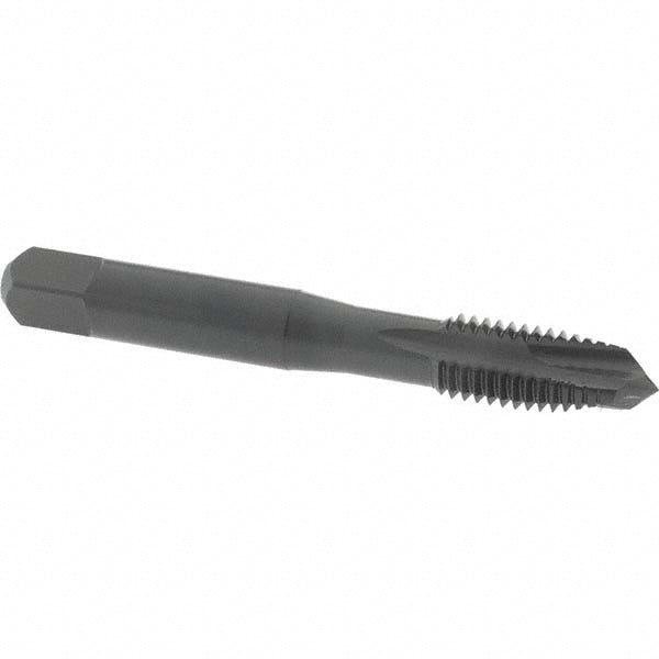 OSG 1981601 Spiral Point Tap M10x1.5 Metric, 3 Flutes, Plug Chamfer, 6H Class of Fit, HSS, Steam Oxide Coated