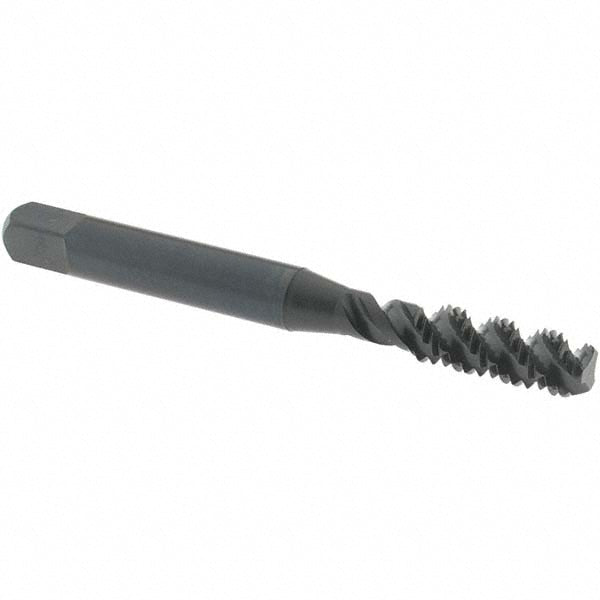 OSG 1986101 Spiral Flute Tap M6x1, Metric Coarse, 3 Flute, Bottoming Chamfer, 6H Class of Fit, High-Speed Steel, Oxide Finish