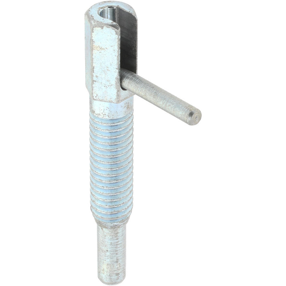 Gibraltar MLL-1-G M6x1.0, 0.788" Thread Length, 4mm Plunger Diam, 2.2 N Init to 11.1 N Final End Force, Steel Locking L Handle Plunger
