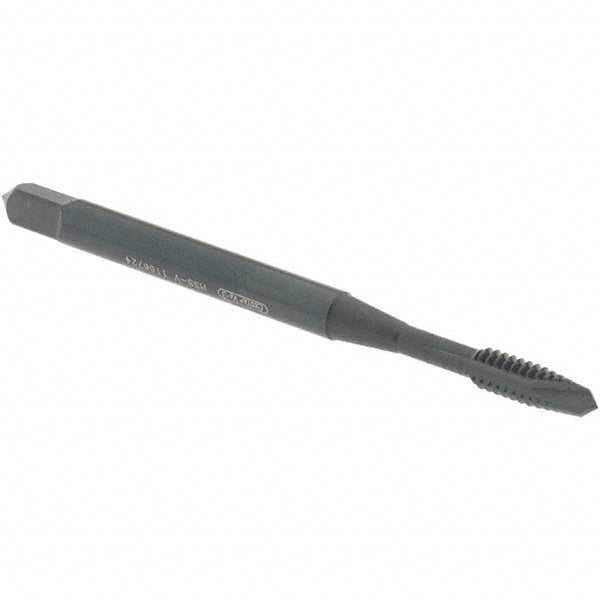 OSG 1734901 Spiral Point Tap #4-40 UNC, 2 Flutes, Plug, Vanadium High Speed Steel, Oxide Coated