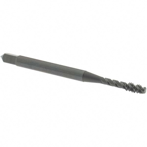 OSG 1732001 Spiral Flute Tap #4-40 UNC, 3 Flutes, Modified Bottoming, 2B/3B Class of Fit, Vanadium High Speed Steel, Oxide Coated