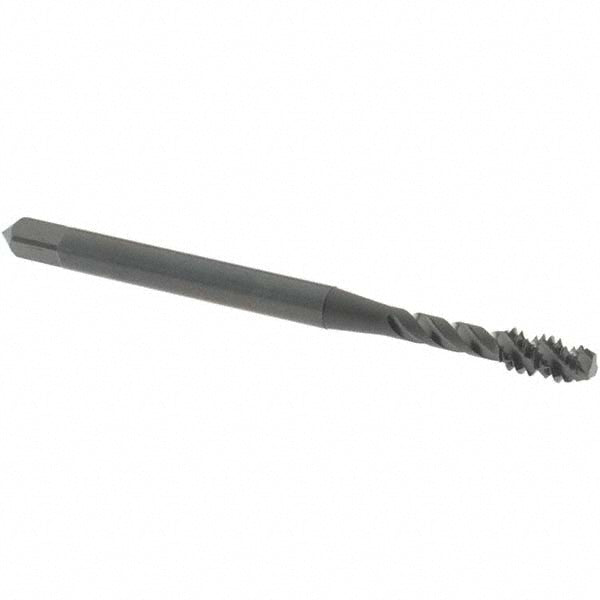 OSG 1724201 Spiral Flute Tap #6-32 UNC, 3 Flutes, Modified Bottoming, 3B Class of Fit, Vanadium High Speed Steel, Oxide Coated