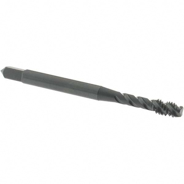OSG 1724301 Spiral Flute Tap #8-32 UNC, 3 Flutes, Modified Bottoming, 3B Class of Fit, Vanadium High Speed Steel, Oxide Coated