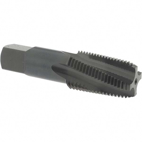 OSG 1735501 1/2-14 NPT, 15° Helix, 4 Flutes, Modified Bottoming Chamfer, Oxide Finish, Vanadium High Speed Steel, Spiral Flute Pipe Tap