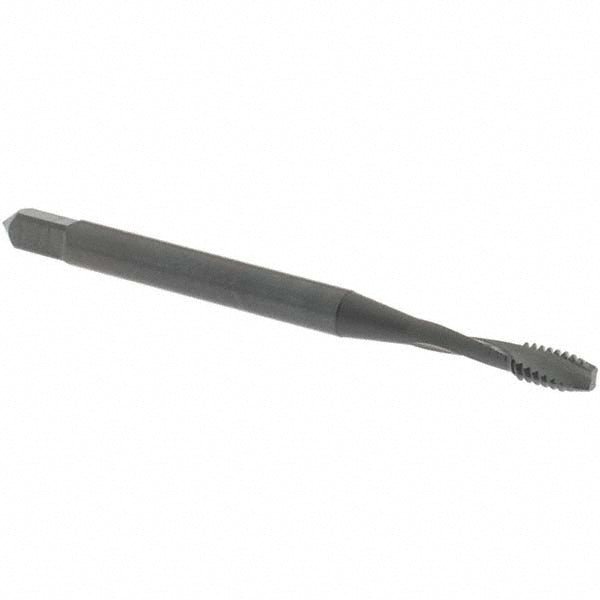 OSG 1752001 Spiral Flute Tap #4-40 UNC, 2 Flutes, Modified Bottoming, 2B/3B Class of Fit, Powdered Metal, Oxide Coated