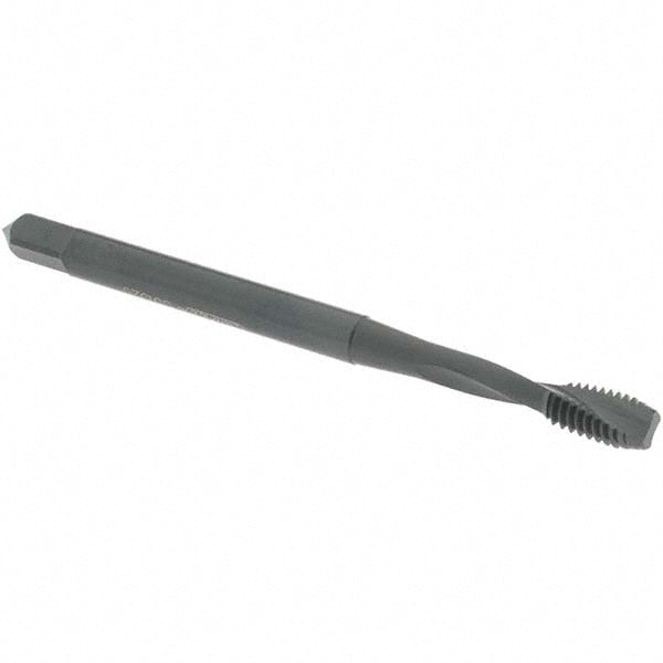 OSG 1715801 #4-40 UNC, 2 Flute, 15° Helix, Modified Bottoming Chamfer, Oxide Finish, Powdered Metal Spiral Flute STI Tap