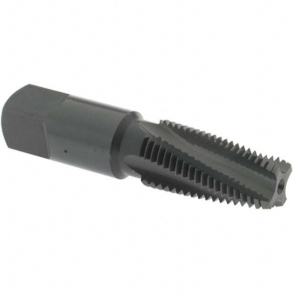 OSG 1737801 1/4-18 NPTF, 15° Helix, 4 Flutes, Modified Bottoming Chamfer, Oxide Finish, Vanadium High Speed Steel, Spiral Flute Pipe Tap
