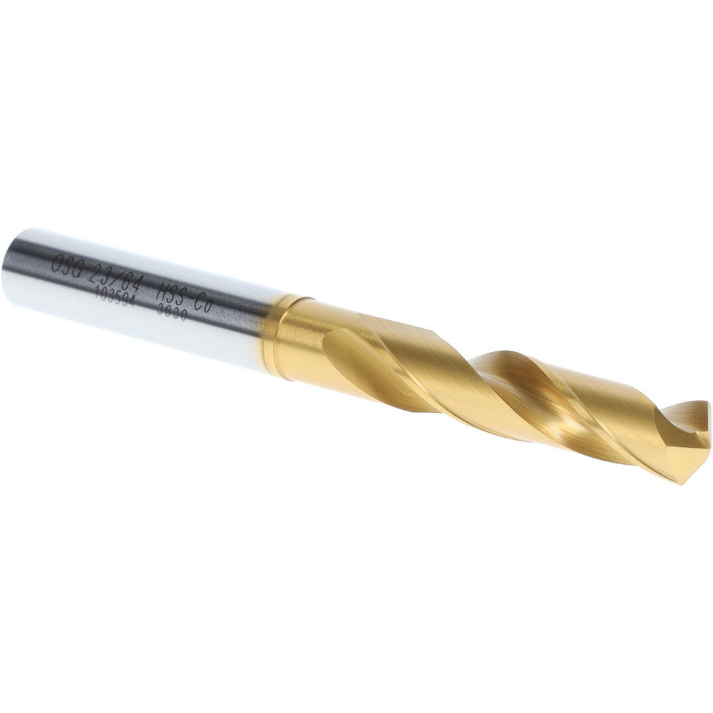 OSG 10359405 Screw Machine Length Drill Bit 23/64" Dia, 130 deg Point, Cobalt High Speed Steel