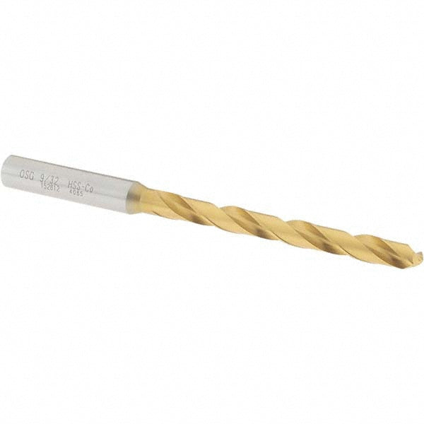 OSG 15281205 Jobber Length Drill Bit 9/32" (0.2812) Dia, 130 deg, Cobalt