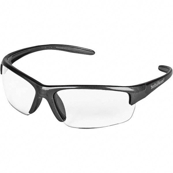 Smith & Wesson 21294 Safety Glass Polycarbonate, Clear Lenses, Full-Framed, UV Protection