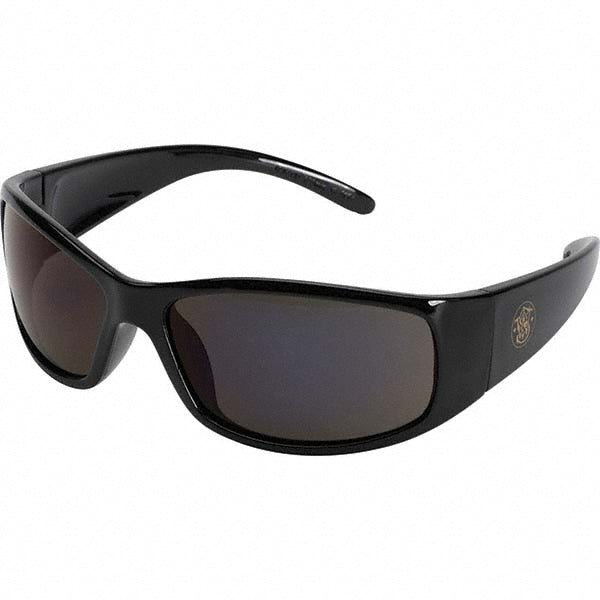 Smith & Wesson 21303 Safety Glass Anti-Fog & Scratch-Resistant, Polycarbonate, Smoke Lenses, Full-Framed, UV Protection