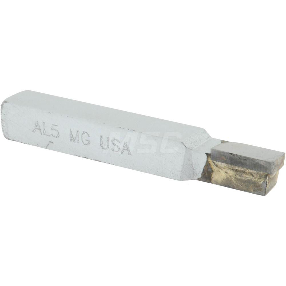Accupro 105-MG Single Point Tool Bit 5/16'' Shank Width, 5/16'' Shank Height, Micrograin Solid Carbide Tipped, LH, AL, Square Shoulder Turning