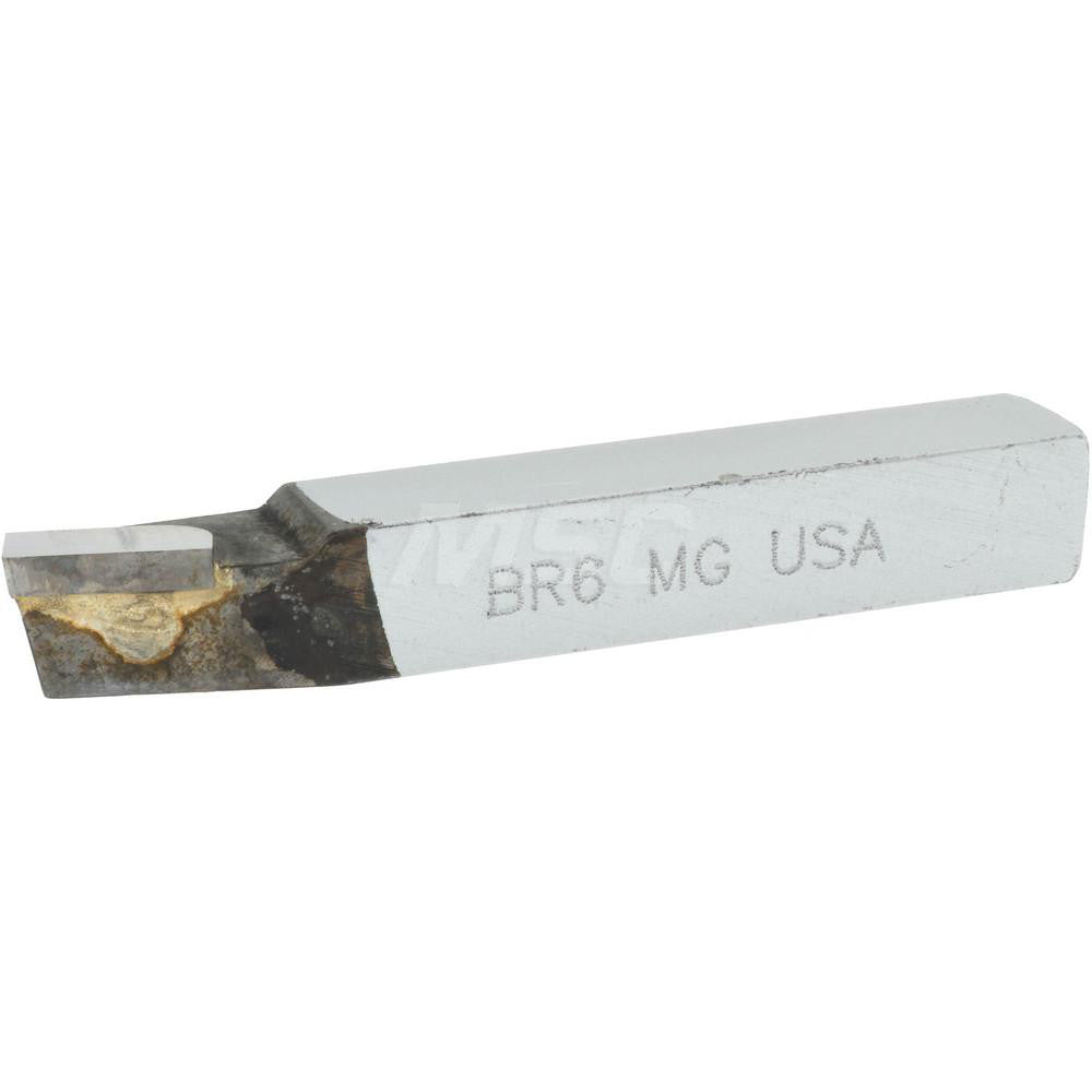 Accupro 210-MG Single Point Tool Bit 3/8'' Shank Width, 3/8'' Shank Height, Micrograin Solid Carbide Tipped, RH, BR, Lead Angle Turning