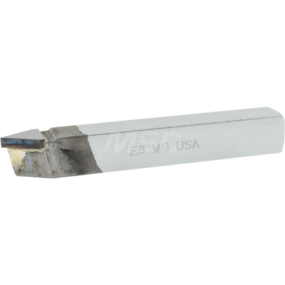 Accupro 620-MG Single Point Tool Bit 1/2'' Shank Width, 1/2'' Shank Height, Micrograin Solid Carbide Tipped, Neutral, E, Threading Tool