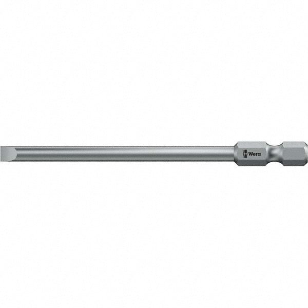 Wera 05059466001 Power Screwdriver Bit 1/8" Blade Width, 1/4" Hex Drive