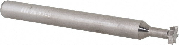Internal Tool Inc 76-1155 Woodruff Keyseat Cutter 0.25" Cut Dia, 0.0625" Cut Width, 1/4" Shank Dia, Straight Tooth