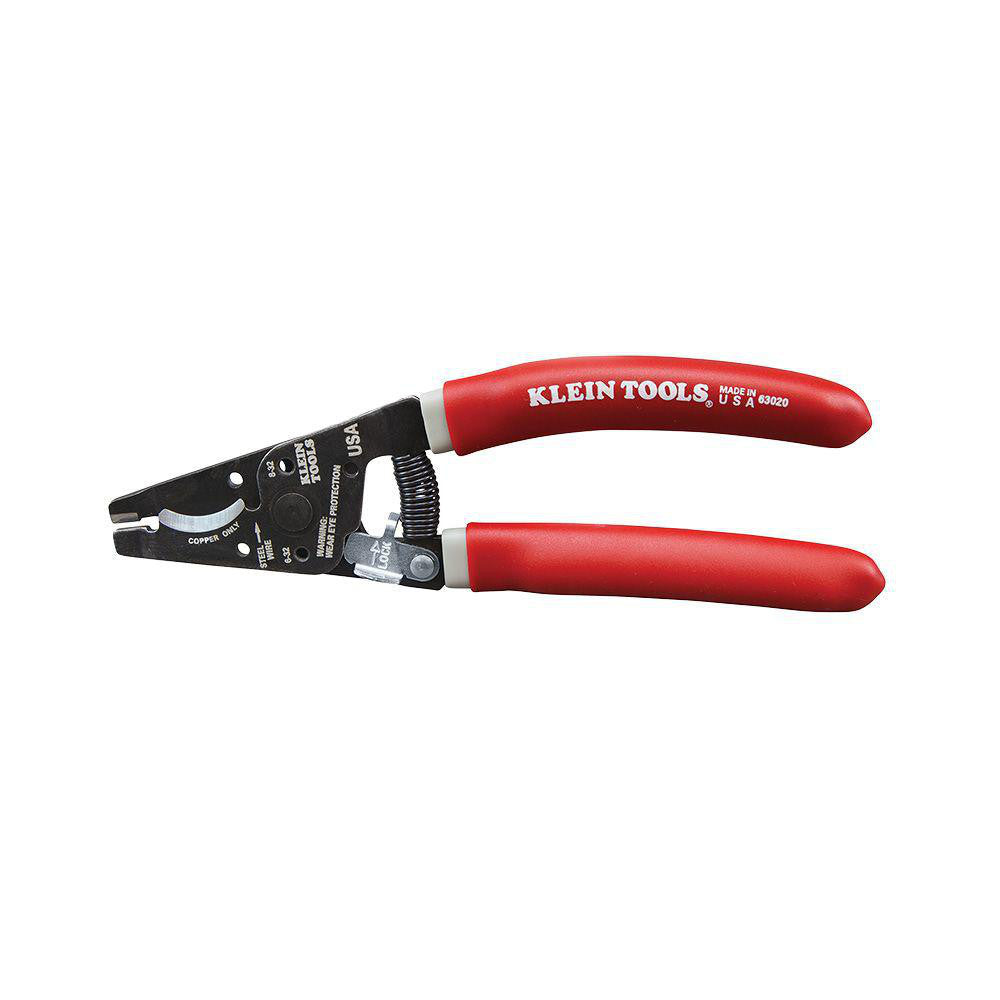 Klein Tools 63020 Cable Cutter 0.03" Capacity, Steel Handle, 7" OAL
