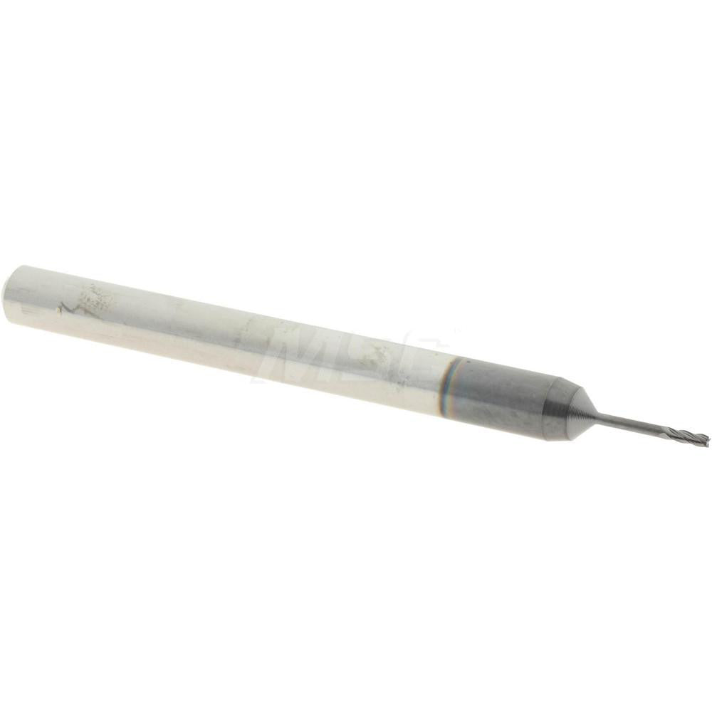 Accupro 14899852 Square End Mill 0.025" Dia, 0.075" LOC, 4 Flutes, Solid Carbide