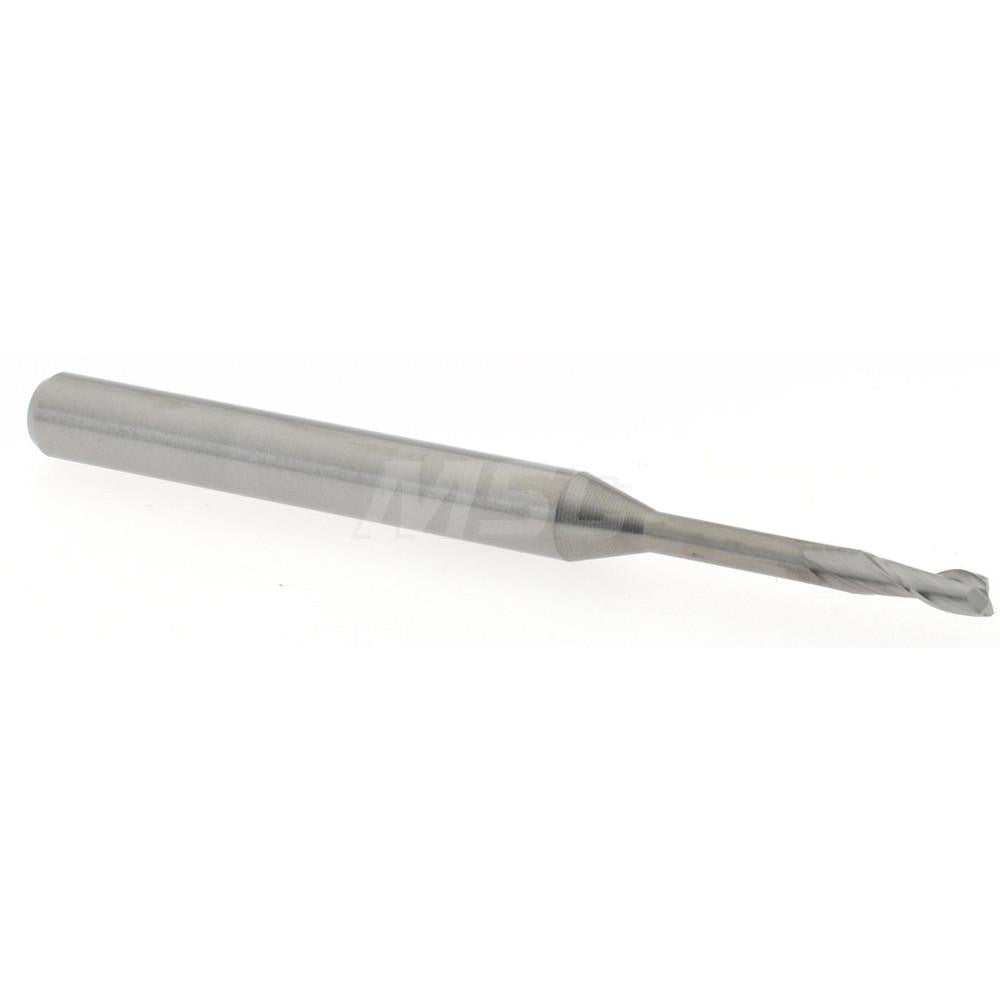 Accupro 14797116 Square End Mill 0.06" Dia, 0.18" LOC, 2 Flutes, Solid Carbide