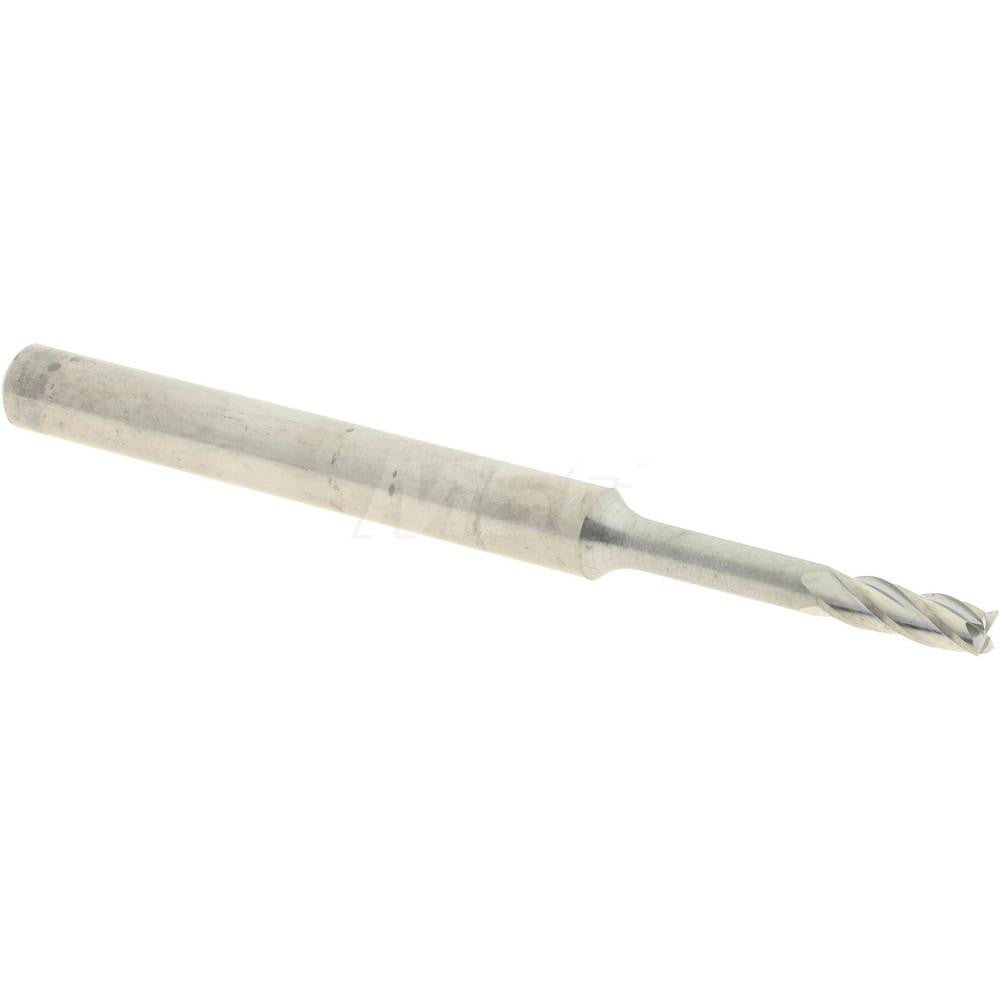 Accupro 14899832 Square End Mill 0.07" Dia, 0.21" LOC, 4 Flutes, Solid Carbide