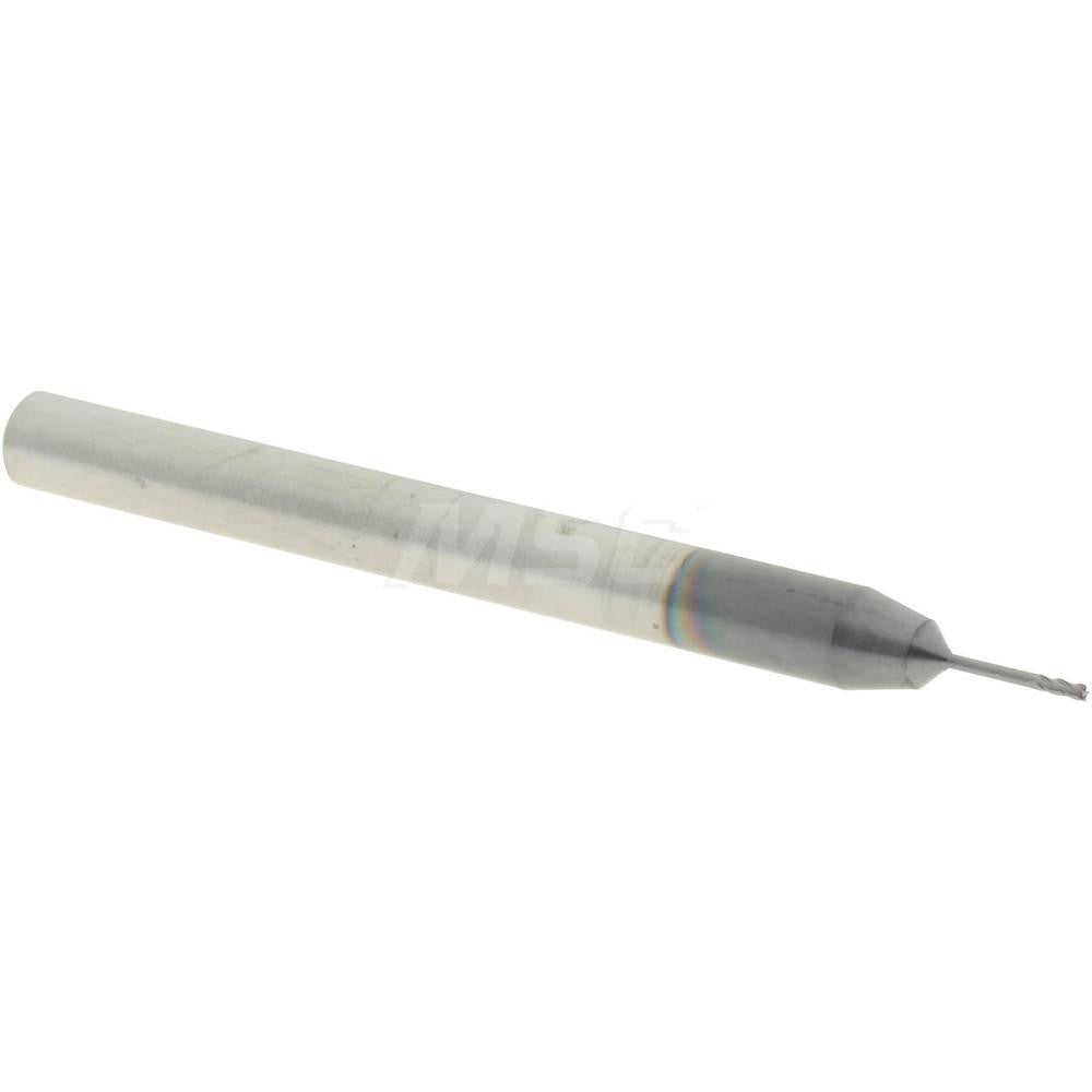 Accupro 14899836 Square End Mill 0.02" Dia, 0.06" LOC, 4 Flutes, Solid Carbide
