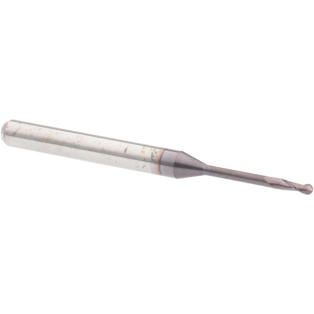 Accupro 15024097 Ball End Mill 0.0500" Dia, 0.1500" LOC, 2 Flute, Solid Carbide