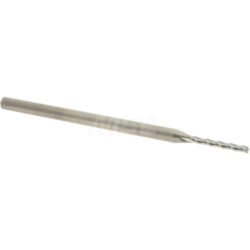 Accupro 14883524 Square End Mill 0.06" Dia, 1/2" LOC, 3 Flutes, Solid Carbide