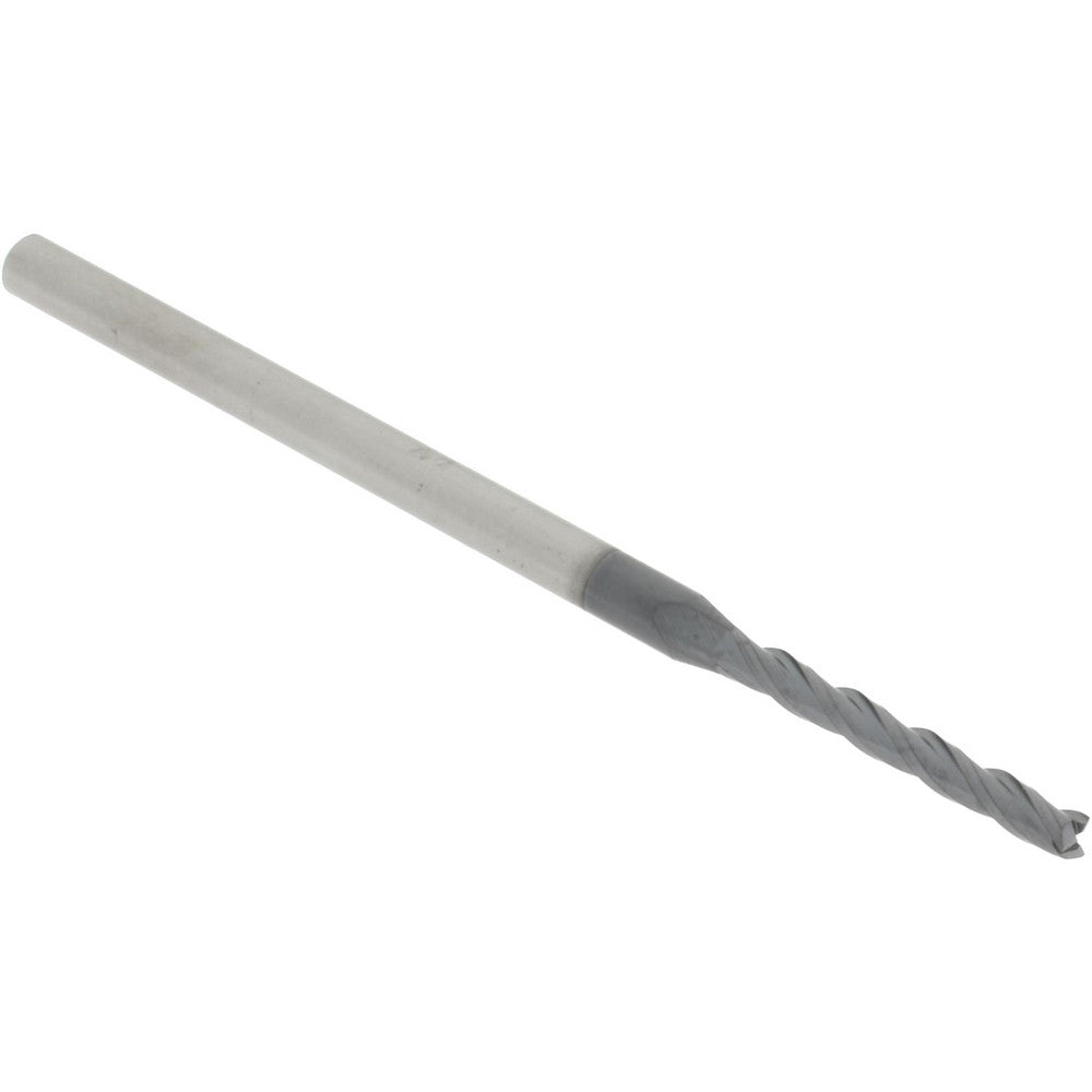 Accupro 14883529 Square End Mill 0.09" Dia, 3/4" LOC, 3 Flutes, Solid Carbide