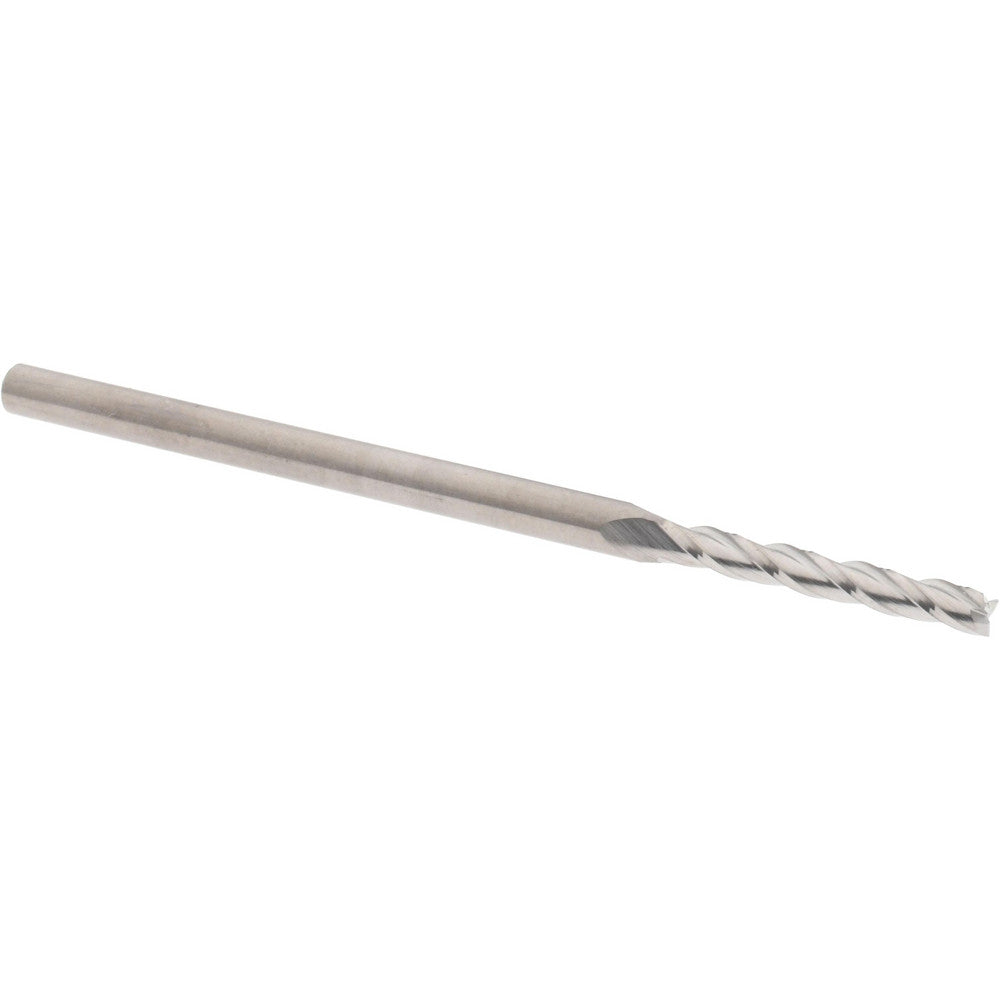 Accupro 14883534 Square End Mill 0.1" Dia, 3/4" LOC, 3 Flutes, Solid Carbide