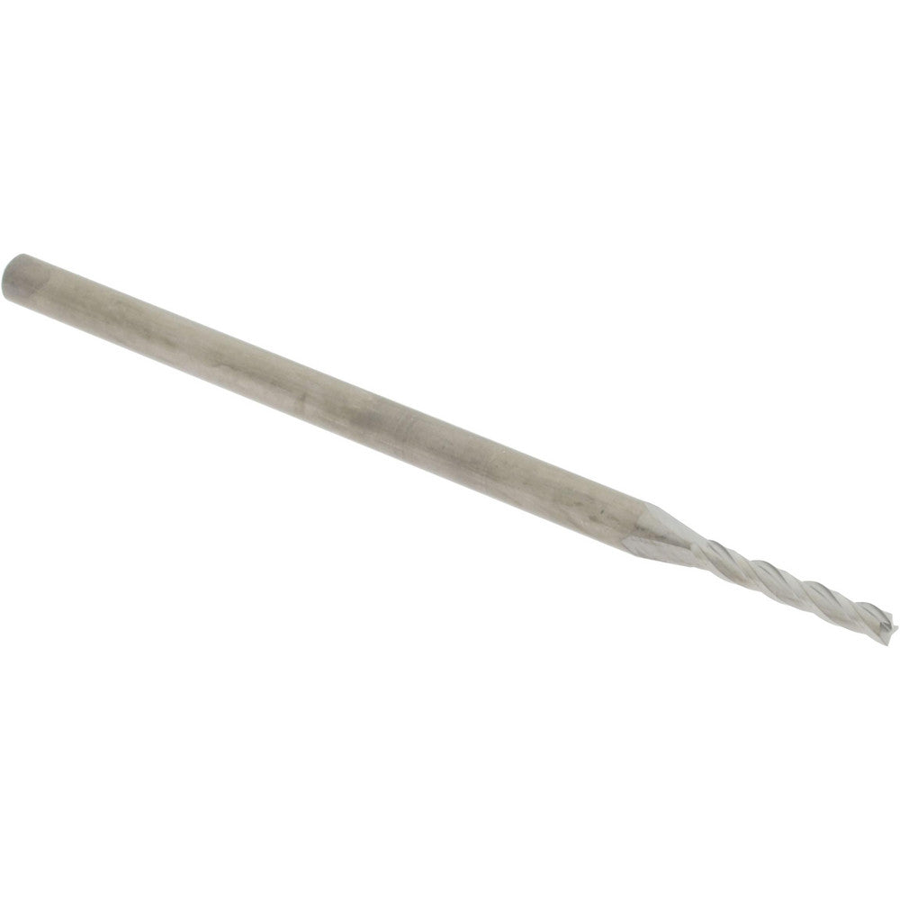 Accupro 14883556 Square End Mill 0.075" Dia, 1/2" LOC, 3 Flutes, Solid Carbide