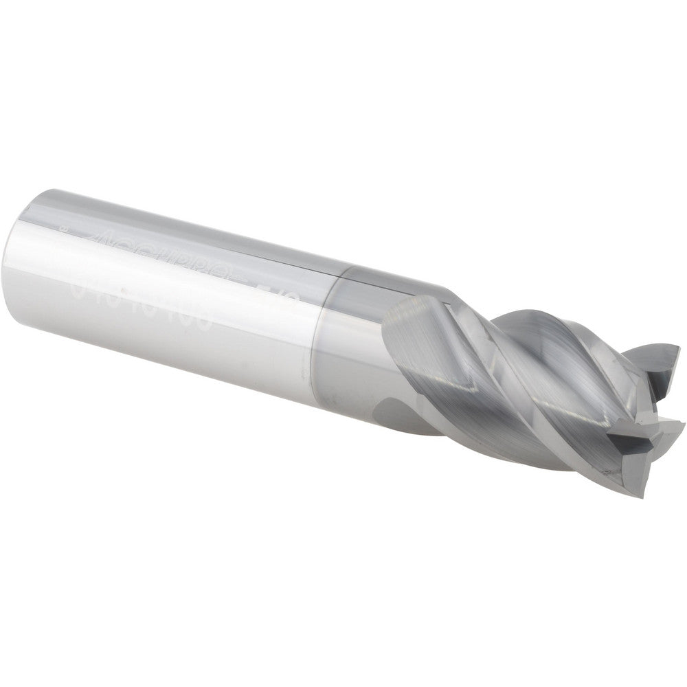 Accupro 64543408 Square End Mill 5/8'' Dia, 7/8'' LOC, 5/8'' Shank Dia, 3'' OAL, 4 Flutes, Solid Carbide