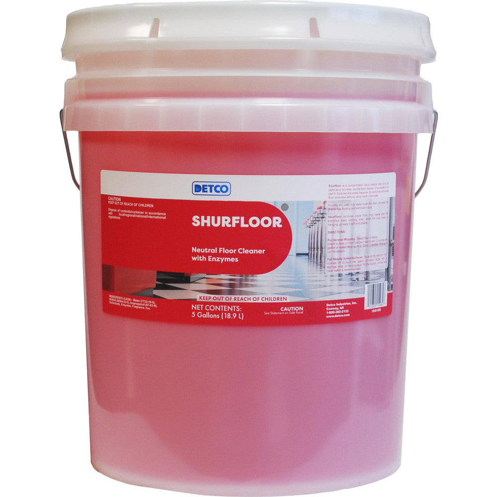 Detco 1548-005 Shurfloor, 5 Gal Pail, Enzyme Floor Cleaner