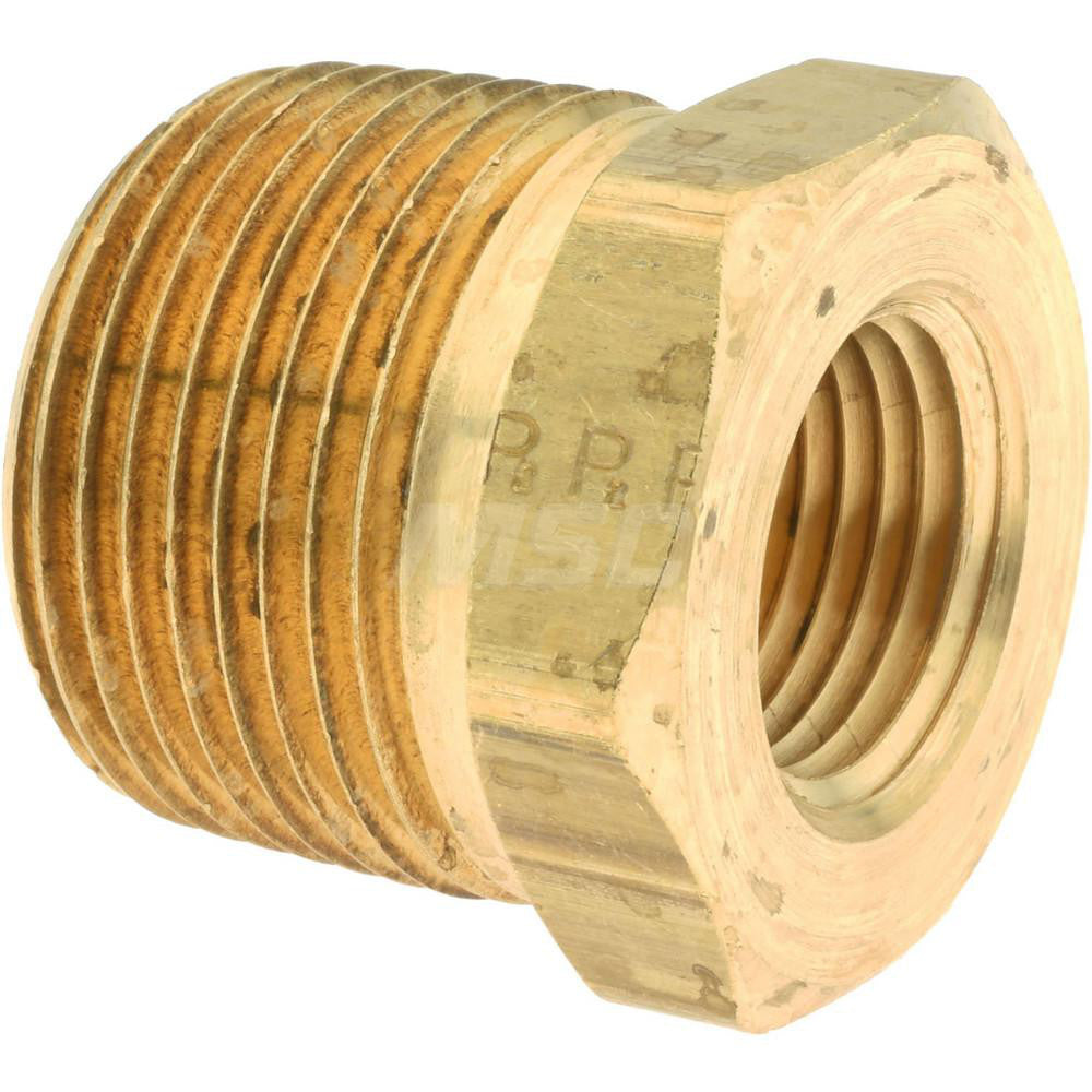 Parker PF-00247 Industrial Pipe Bushing 1/2" Female Thread, 1" Male Thread, MNPTF x FNPTF