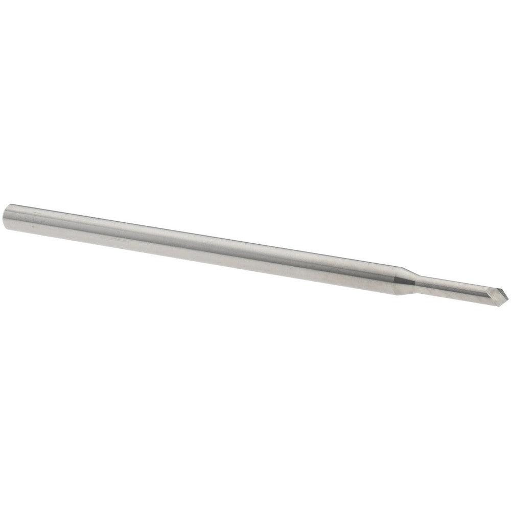 Harvey Tool 996945 Chamfer Mill 5/64" Dia, 1/8" Shank Dia, 90 deg, 2 Flute, Solid Carbide, Single End