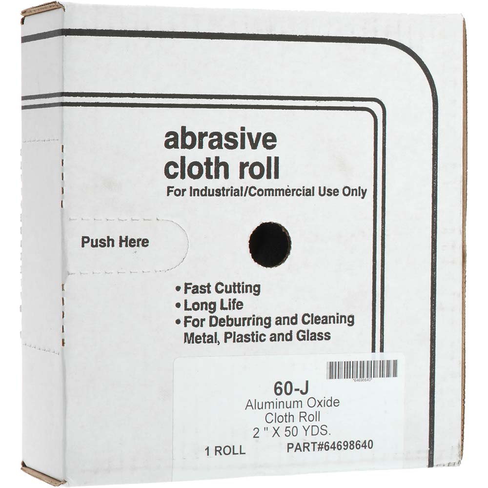 Value Collection 30172-MSC 2" x 50 Yd 60 Grit Aluminum Oxide Shop Roll