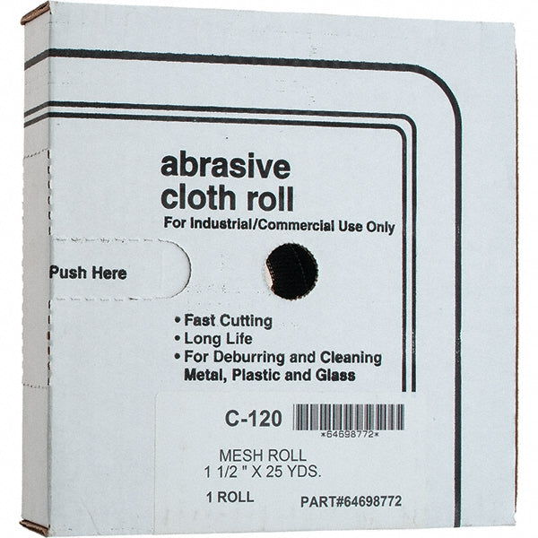 Value Collection 30713-MSC Shop Roll 120 Grit, Silicon Carbide