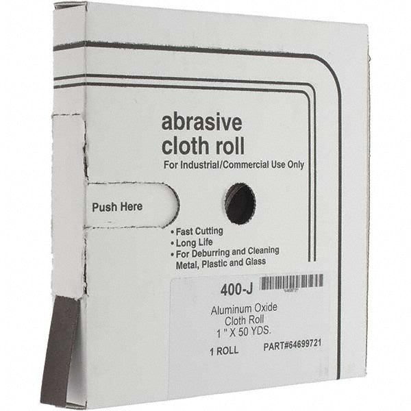 Value Collection 30138-MSC 1" x 50 Yd 400 Grit Aluminum Oxide Shop Roll