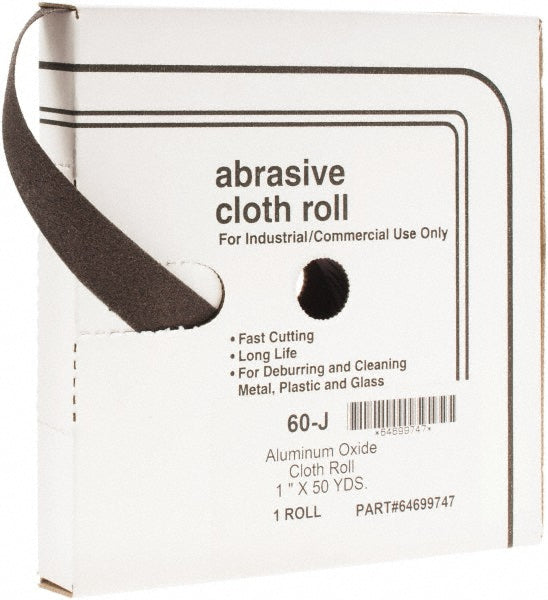 Value Collection 30148-MSC 1" x 50 Yd 60 Grit Aluminum Oxide Shop Roll