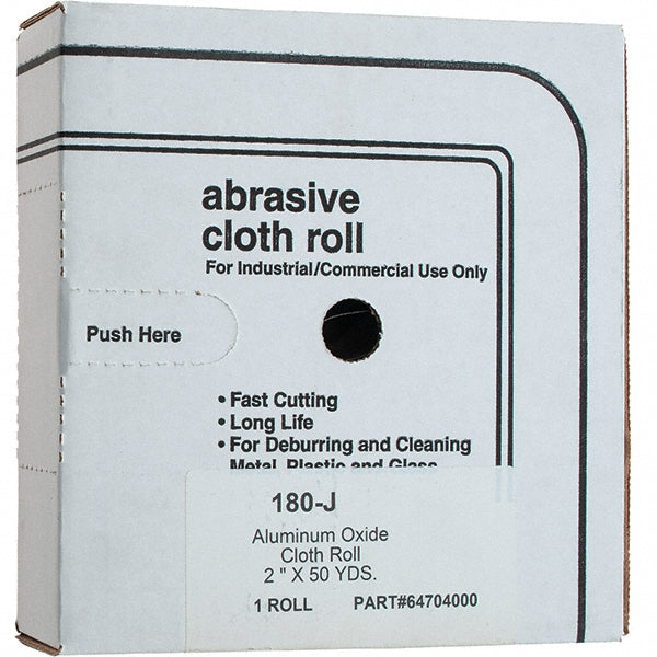 Value Collection 30167-MSC 2" x 50 Yd 180 Grit Aluminum Oxide Shop Roll