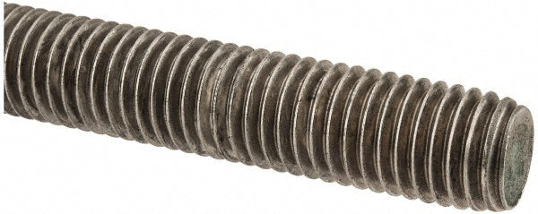 Value Collection 220971 General-Purpose Threaded Rod 5/8-11, 6' OAL, Stainless Steel, Plain Finish