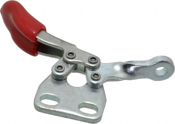 De-Sta-Co 205-SB Manual Hold-Down Toggle Clamp Horizontal, 60 lb Capacity, Solid Bar, Straight Base
