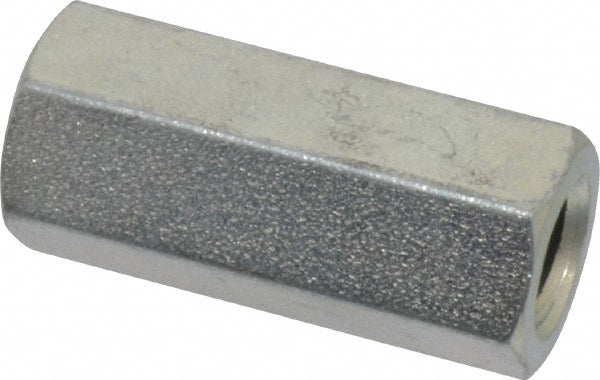 COUPLING NUT SUPPLY 250447 M10x1.50 Metric Coarse, 1-1/2" OAL Steel Standard Coupling Nut