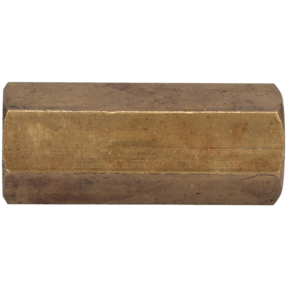 COUPLING NUT SUPPLY 204723 5/8-11 UNC, 2-1/8" OAL Brass Standard Coupling Nut