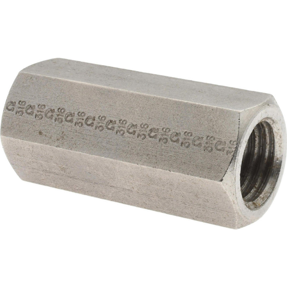 COUPLING NUT SUPPLY 250271 3/4-10 UNC, 2-1/4" OAL Stainless Steel Standard Coupling Nut