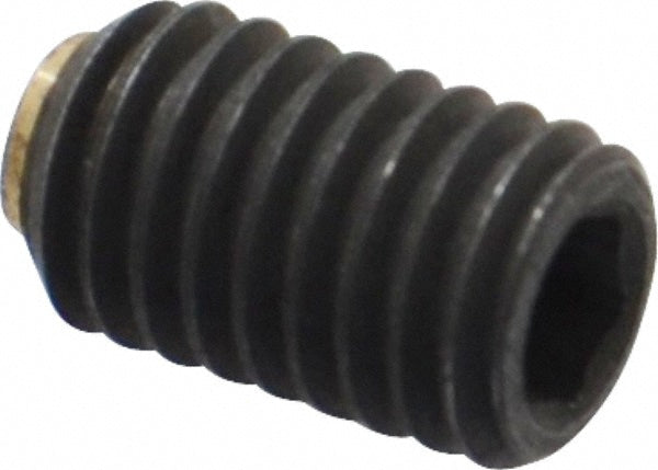J.W. Winco 913.3-M5-8-MS Set Screw M5 x 0.80 x 8 mm, Soft Tip Point, Steel, Grade 5.8