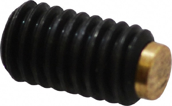 J.W. Winco 913.3-M6-10-MS Set Screw M6 x 1.00 x 10 mm, Soft Tip Point, Steel, Grade 5.8