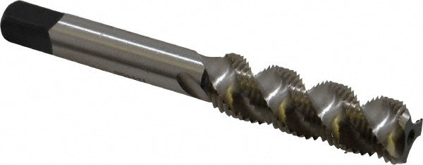 Heli-Coil 5906-6 3/8-24 UNF, 3 Flute, Bottoming Chamfer, Bright Finish, High Speed Steel Spiral Flute STI Tap