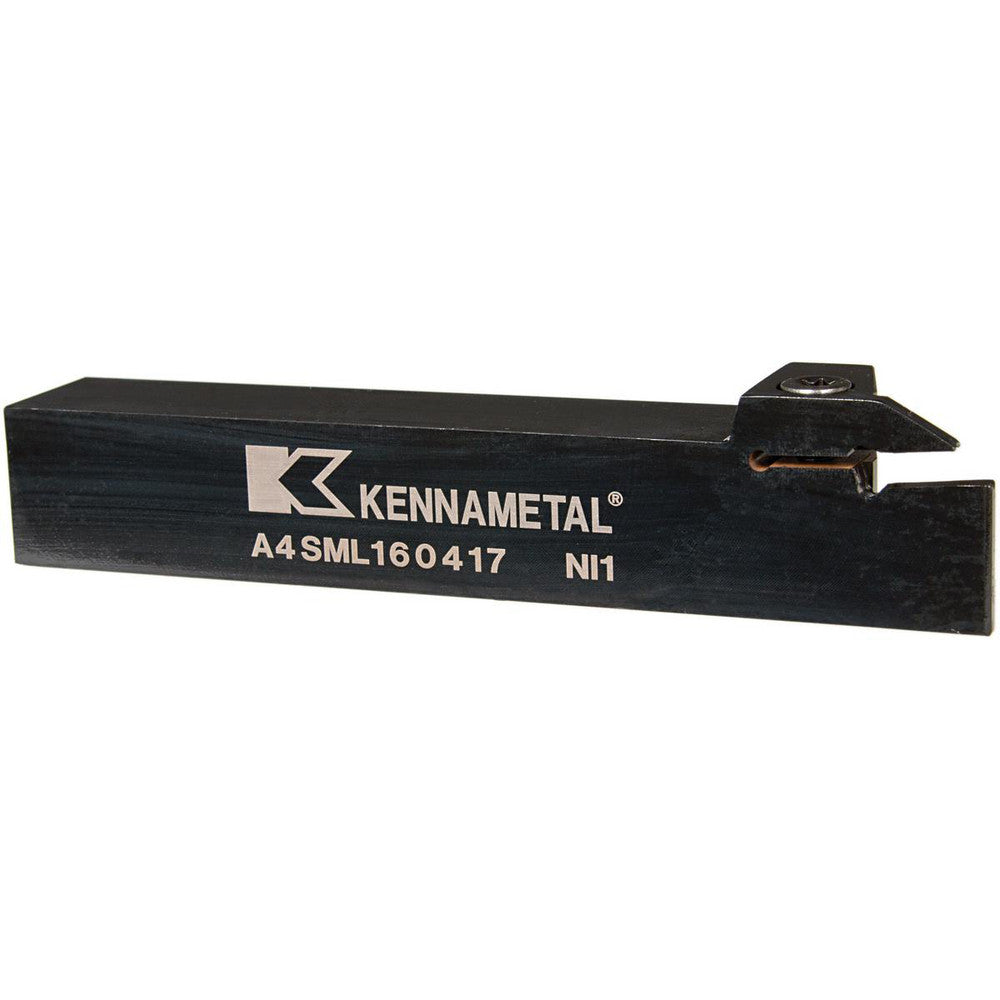 Kennametal 1953326 Indexable Grooving-Cutoff Toolholder A4SML160417, 4 mm Min Groove Width, 17 mm Max Depth of Cut, Left Hand